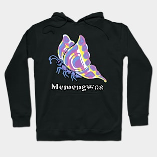 Memengwaa (Butterfly) Bigender Pride Hoodie